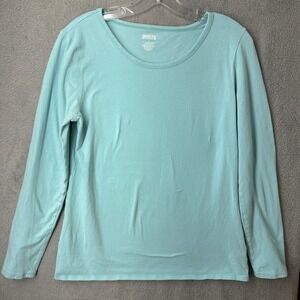 Duluth Trading Co. Women's Long Sleeve Crew Neck Shirt - Teal
